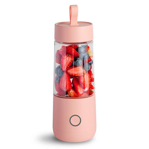 350ml Portable Electric Fruit Juicer USB Rechargeable Smoothie Blender Machine Mini Fruit Juicing Mixer Cup Bottle Kitchen Tool