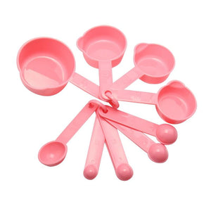 4Pcs/5pcs/10pcs Multi Purpose Spoons/Cup Measuring Tools PP Baking Accessories Stainless Steel/Plastic Handle Kitchen Gadgets