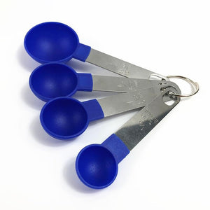 4Pcs/5pcs/10pcs Multi Purpose Spoons/Cup Measuring Tools PP Baking Accessories Stainless Steel/Plastic Handle Kitchen Gadgets