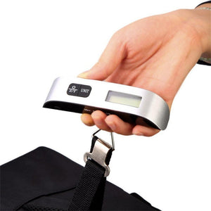 50kg X 10g Digital Luggage Scale Portable Electronic Scale Weight Balance Suitcase Travel Hanging Steelyard Hook Scale #T2P