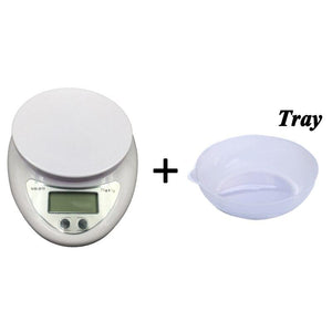 5kg/1g Portable Digital Scale LED Electronic Scales Postal Food Balance Measuring Weight Kitchen LED Electronic Scales