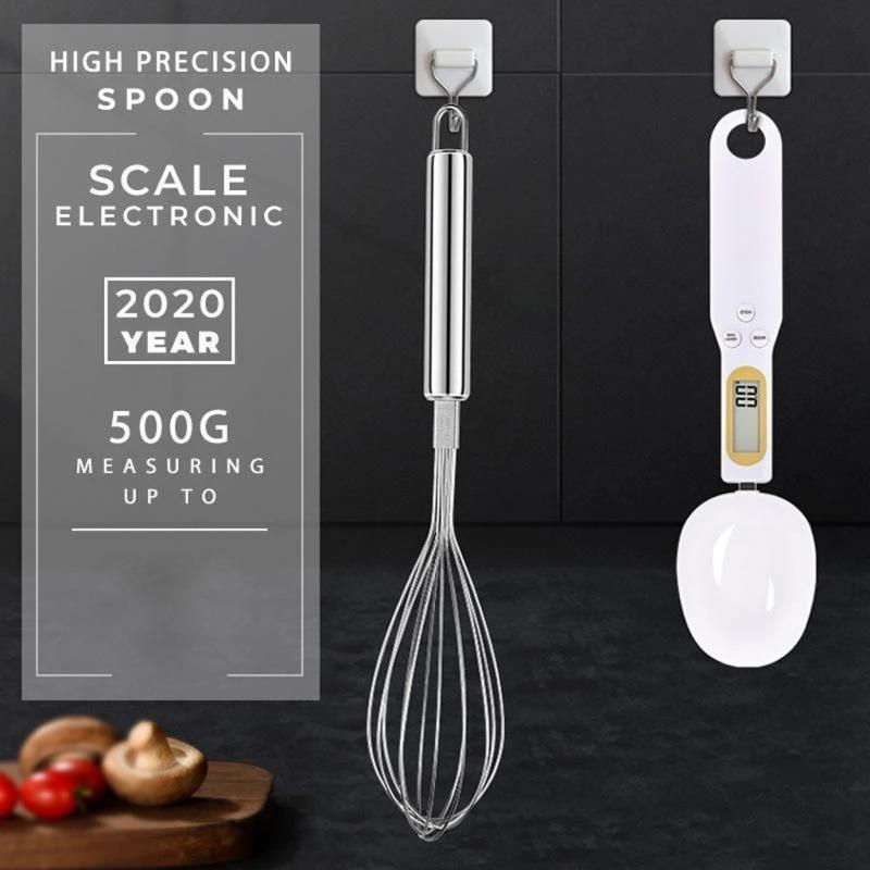 Home Accurate To 0.1g Measuring Spoon Useful Kitchen Tool Digital Electronic Food Spice Sugar Scale Baking Scale Cooking Gadgets