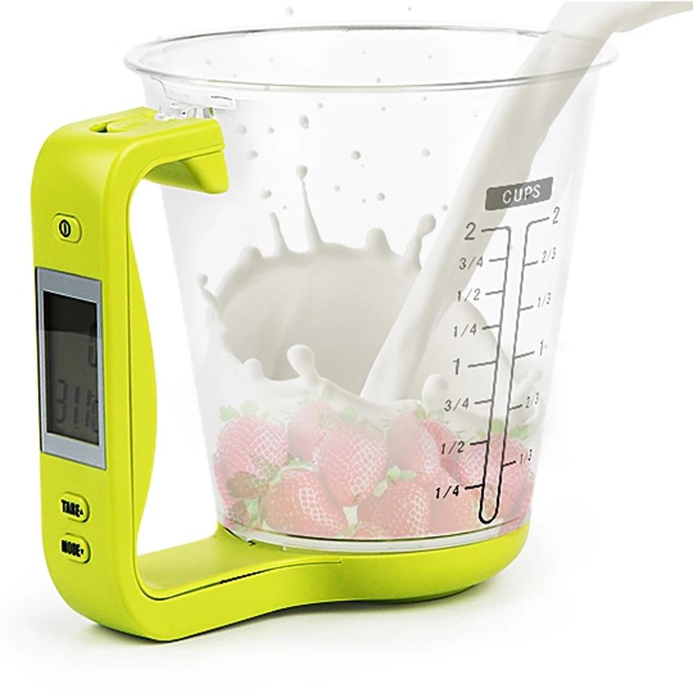 Large Capacity Measuring Cup Kitchen Food Scale Digital Beaker Electronic Tool Scale Digital Display Weight Sensor Measuring Cup