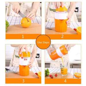 Manual Juicer Orange Lemon Fruit Squeezer Juicer Machine Portable 300ML Juicer Cup Outdoor Fruit Juicer Kitchen Fruit Tool