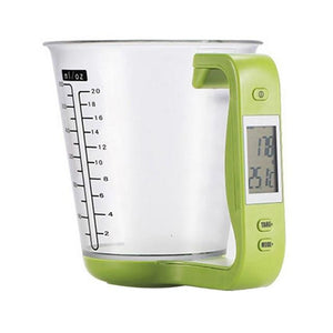 Scale with LCD Display Temperature Large Capacity Measuring Cup Kitchen Scale Digital Beaker Electronic Measuring CupTool