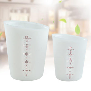 Silicone Measuring Cup Non-Stick Flexible Chocolate Butter Flour Measuring Cups Mixing Cup Pouring Cup мерный стакан Accessories